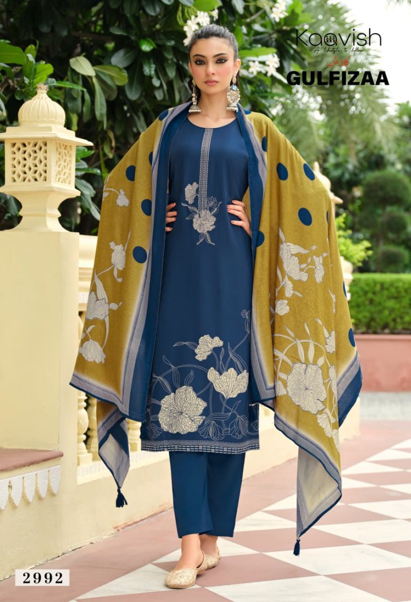 Gulfizaa By Kaavish Viscose Pashmina Dress Materials 
